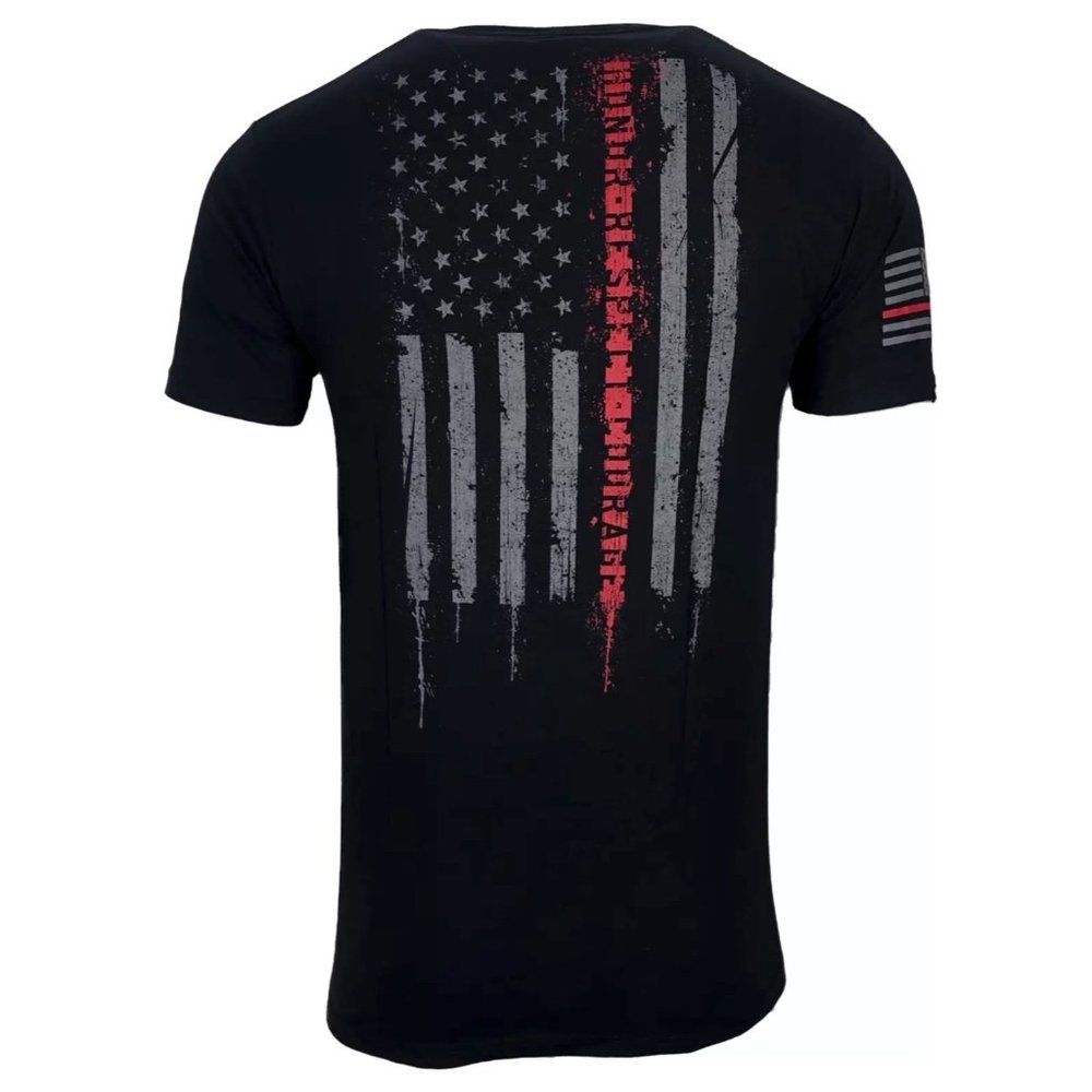 Howitzer Style Men's T-Shirt RESPECT THE RED Military Grunt - Picture 2 of 9